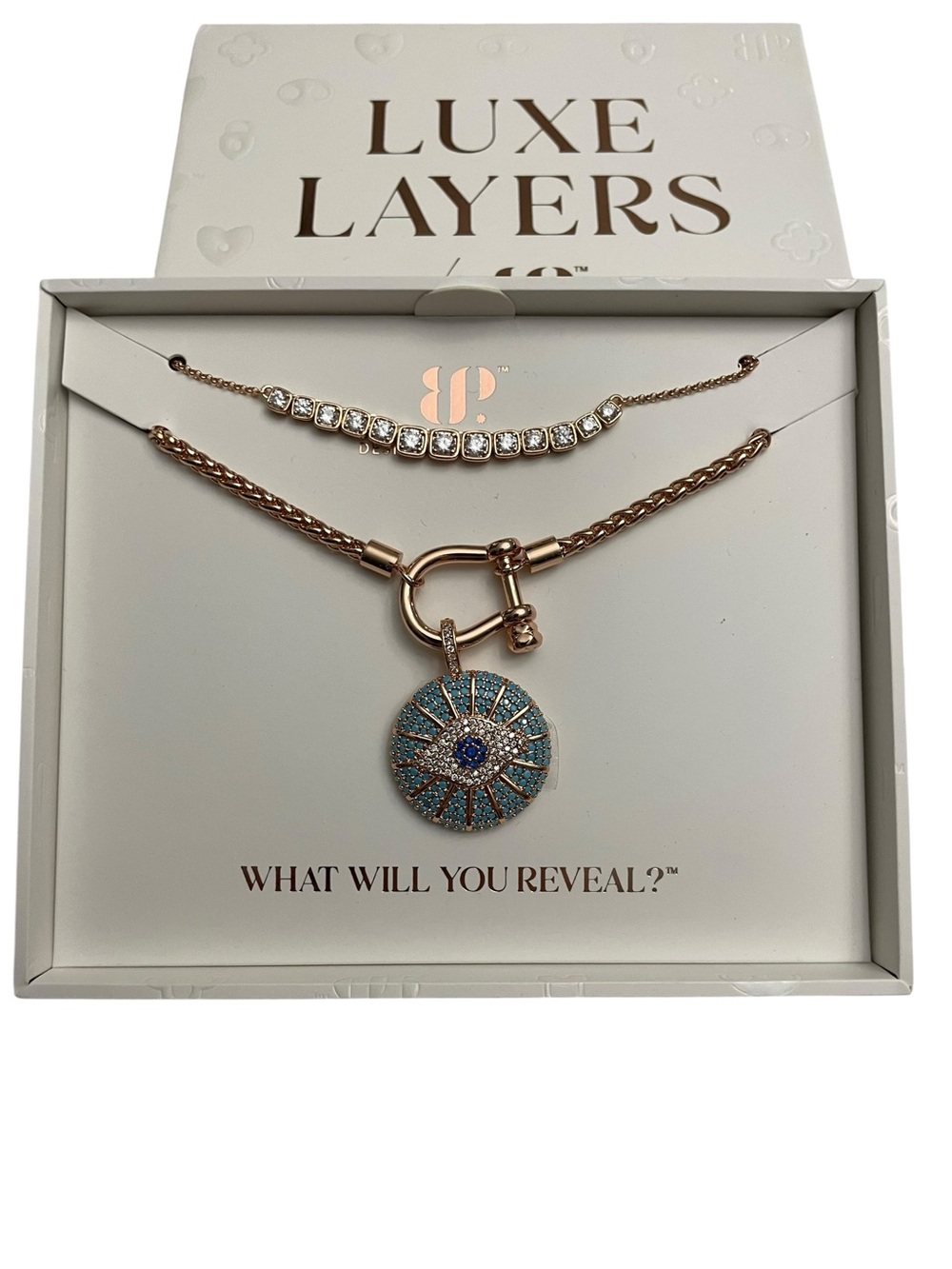 Bomb Party Luxe Layer Style Council Elite” “Art is Never Finished” Rose Gold NIB